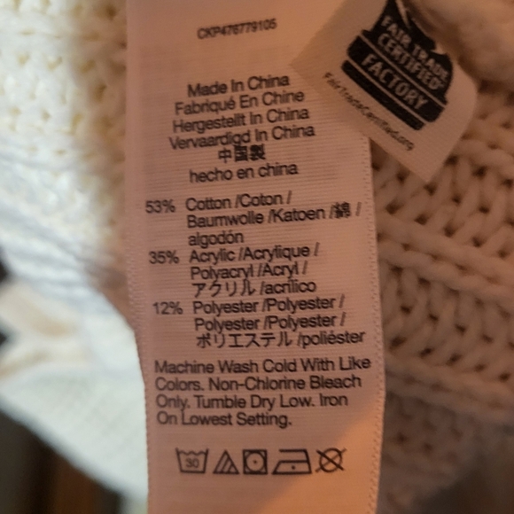 Madewell Cream Button-Up Knit Cardigan Size XL - Picture 7 of 7